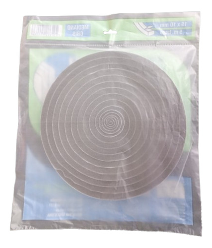 Burlete Adhesivo Para Puerta Ventana Diler 10x5 Mm X 5 Mt Color Marrón Burlete Autoadhesivo