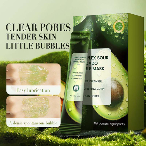 Máscara Facial De Espuma Composta H Para Limpeza E Hidrataçã