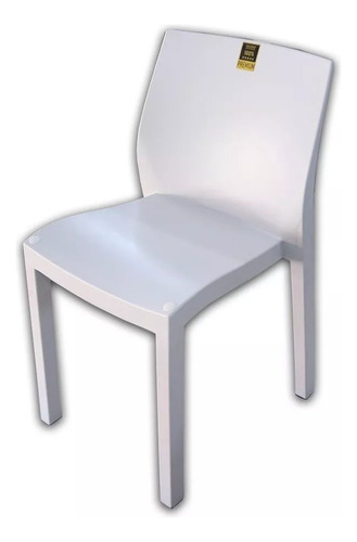 Silla Paris Mascardi Blanca Plastico Apilable