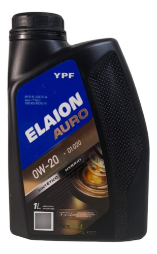 Bidon 1 Lt Aceite 0w20 Ypf Elaion F50 D1 Sintetico