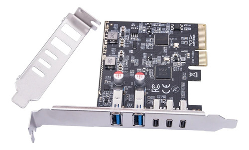 Tarjeta De Expansión Usb3.2 Gen2 Usb-a + 3 Puertos Tipo C De