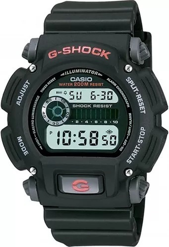 Casio - Reloj Deportivo, Classic, Talla Única,negro/rojogris