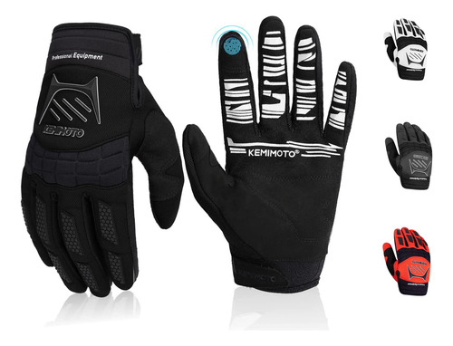 Kemimoto - Guantes Todoterreno Transpirables De Motocross, M