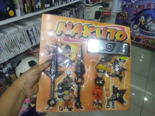 Brinquedo Naruto Boneco Com Estrela