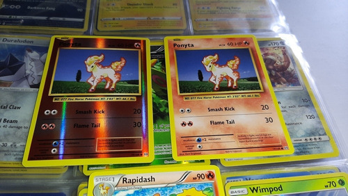 Ponyta Reverse,ponyta 19/108,rapidash 17/114 De Pokemon Tcg (Usado)