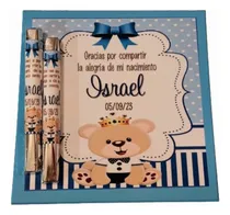 Comprar 50 Chocolates Personalizados Puros Nacimiento Baby Bautizo