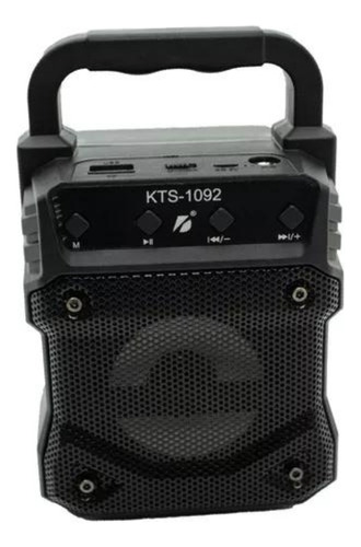 Parlante Bluetooth Rgb Recargable Portable Radio Kts1092