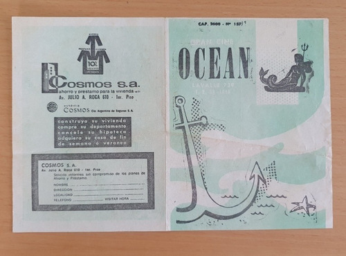 Programa Cine Ocean  Saboreando Margaritas Desnudas Año 1963