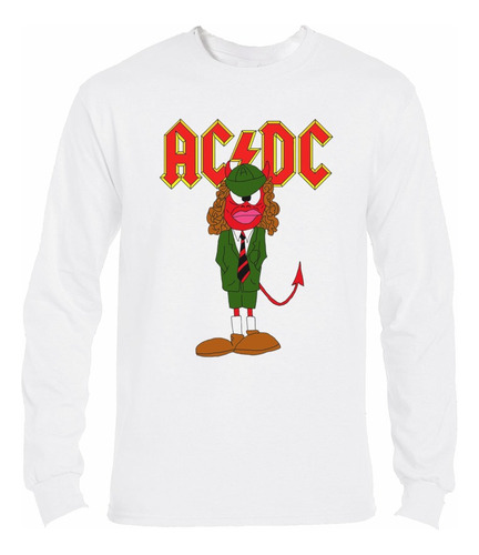 Polera Ml Acdc Angus Rock Abominatron