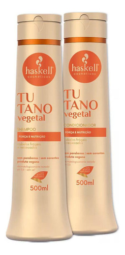 Haskell Kit Shampoo E Condicionador Tutano Vegetal 500ml