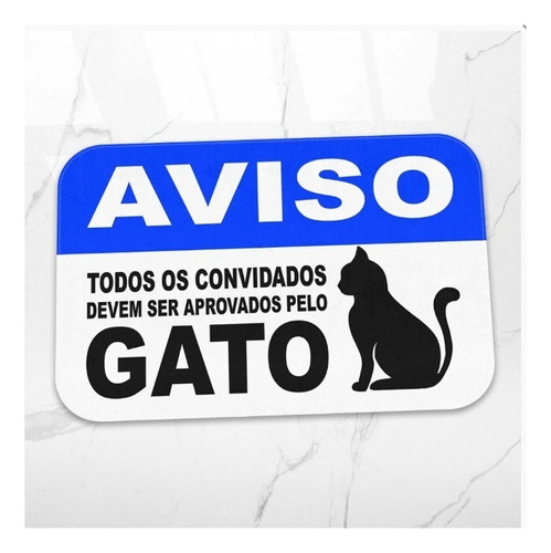 Tapete Capacho Entrada Cozinha Aviso Gato Desenho Do Tecido Estampado