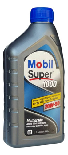 Aceite Mobil Super 1000 20w-50 Mineral Original Sellado