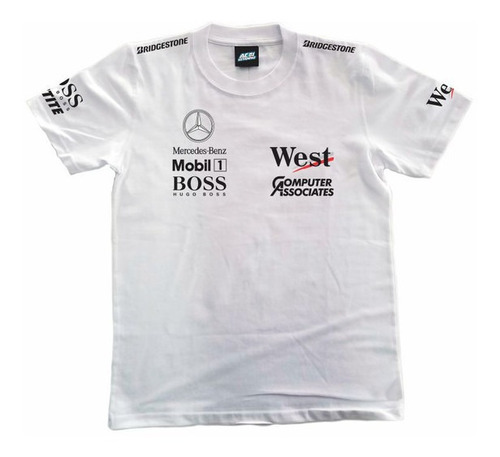 Remera F1 Vintage - Mclaren Mercedes Hakkinen - 4xl