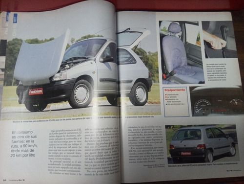 Revista Parabrisas 211 1996 Renault Clio Rl.leer Bien