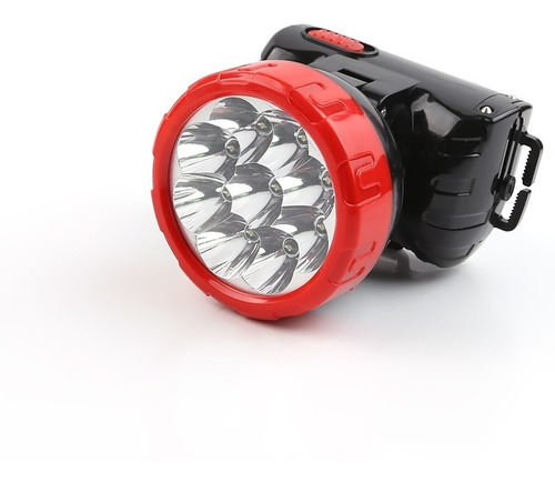 Imagen 2 de 3 de Linterna Minera Recargables Con 15 Potentes Leds Luz Blanca.