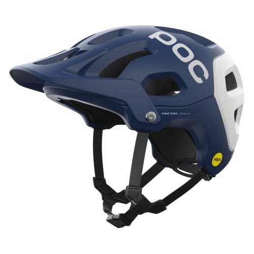 Poc Tectal Race Mips Cycling Helmet Lead Blue/hydrogen White