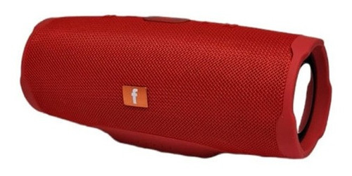 Parlante Bluetooth Powerbank Resistente A Salpicaduras Rojo Usb Sonido Envolvente Mp3 Recargable