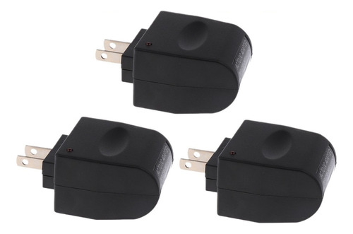 Adaptador Convertidor 3pcs Ac A 12v Dc (enchufe De Ee. Uu.)