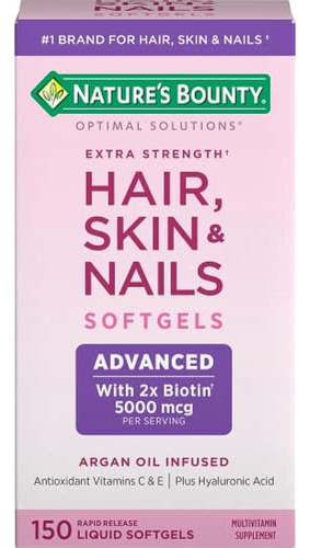 Nature's Bounty Hair, Skin & Nails Rapid Release Softgels, S