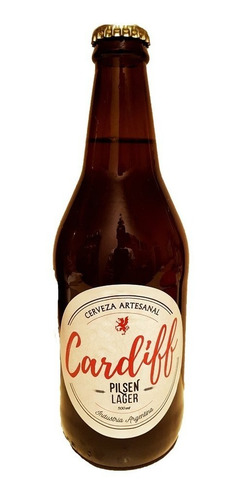Cerveza Artesanal Cardiff Pilsen Coronel Pringles 500ml