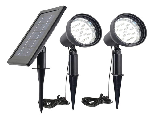 Focos De Luz Con Energía Solar Para Exteriores, Impermeables