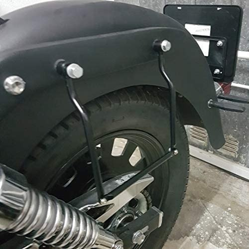 Soportes Alforjas Moto Harley Yamaha Honda Maletas Negro