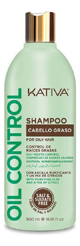 Shampoo Kativa Oil Control Para Cabello - mL a $54