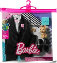 Comprar Ropa Barbie - Ropa De Novio De Ken Con Mascota - Mattel -