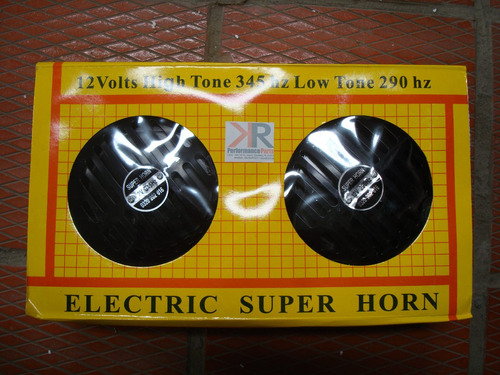 Pito Super Horn Negro 12v