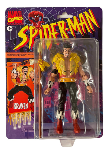 Kraven The Hunter Spiderman Animated Series Marvel Legends (Usado)