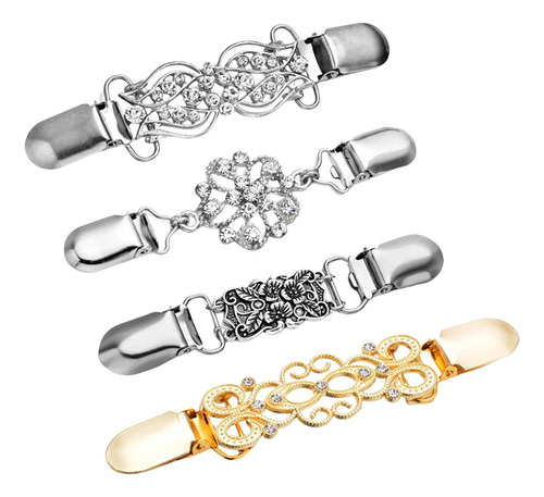 / 4x Clips For Suéter Broches Broches Clips