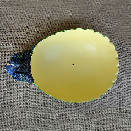 Maceta Suculenta Hecha A Mano De Resina Con Forma De Pavo Re