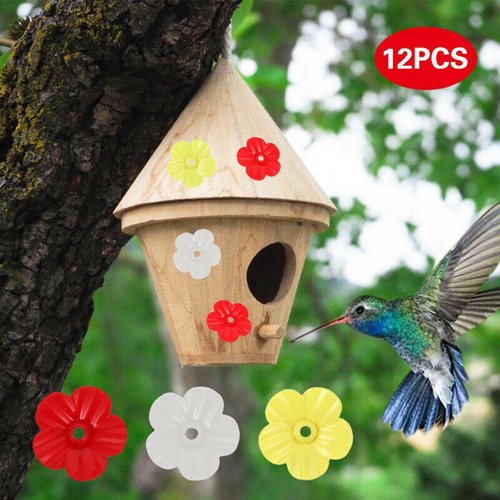 5 Colgados Comederos De Colibrí Flor De Repuesto Para