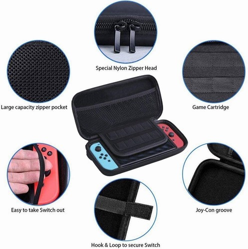 Imagen 3 de 10 de Accesorio Con Funda Para Nintendo Switch 16 En 1