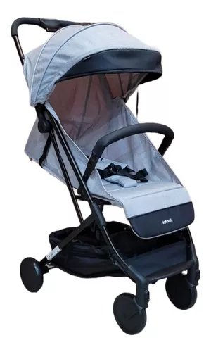 Cochecito de paseo doble Infanti Duo Ride S813 gris +2 Bases + 2