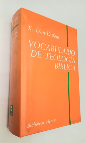 Vocabulario De Teología Bíblica - Xavier Léon Dufour