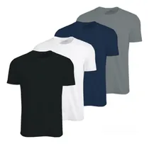 Comprar Kit 4 Camisetas Masculinas Plus Size Camisa Basica Atacado