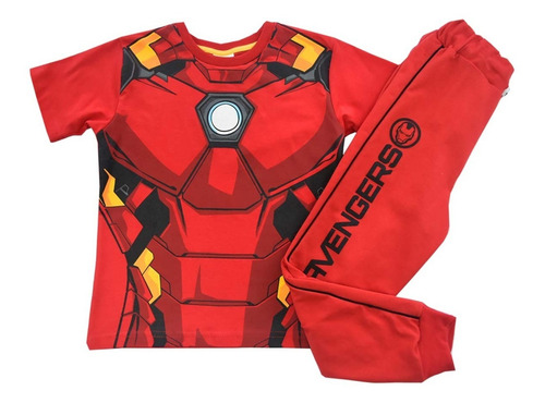 Conjunto Casual Jogger Set 2 Piezas Marvel Avengers Armadura