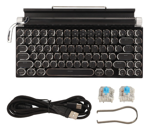Teclado De Máquina De Escribir 83 Teclas Vintage