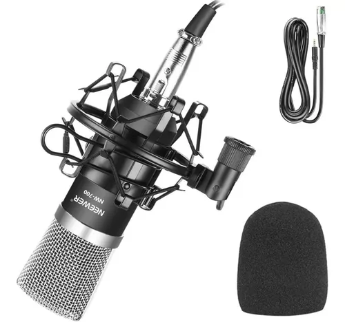 Microfono Para Grabación Podcast,  Neewer Con Soporte