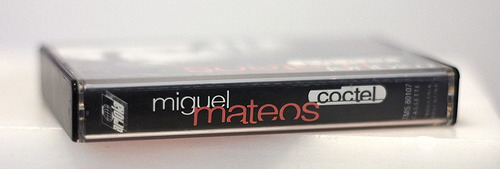Cassette Miguel Mateos Cóctel 1992 Obsesión Zas // Nuevo!