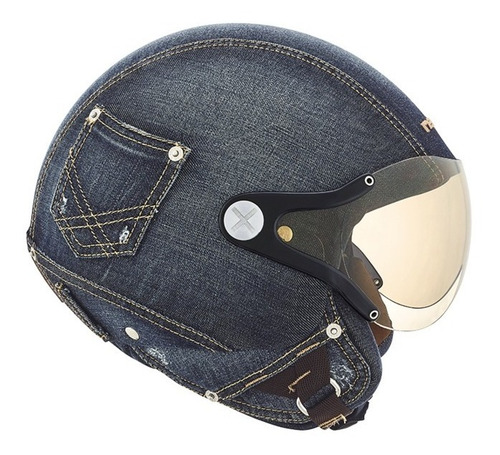 Imagen 4 de 4 de Casco Abierto Nexx Sx.60 Denim Jeans Importado