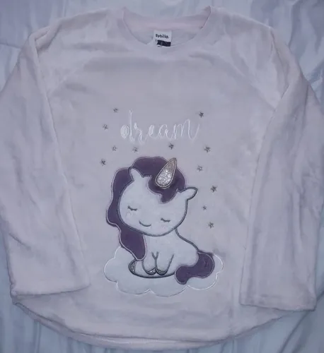 Pijama 2 Piezas Polar Mujer Importado Unicornio Invierno