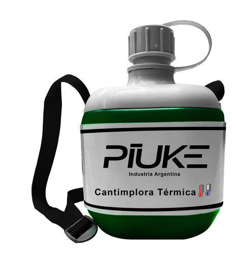 Cantimplora Termica Piuke 600ml Irrompible Tira Ajustable