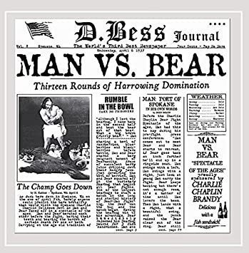 D. Bess Man Vs. Bear Usa Import Cd