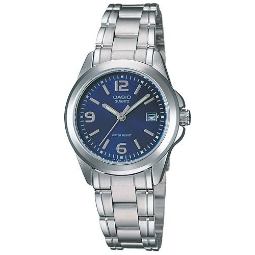 Reloj Casio Mujer Azul Fecha Fechero 100% Original Dama