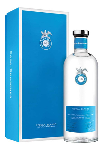 Tequila Casa Dragones Blanco Con Estuche