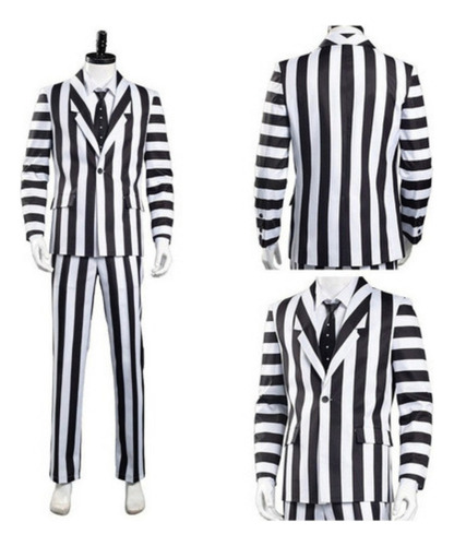 C Para Beetlejuice Adam Disfraz De Cosplay Para Hombre Traje