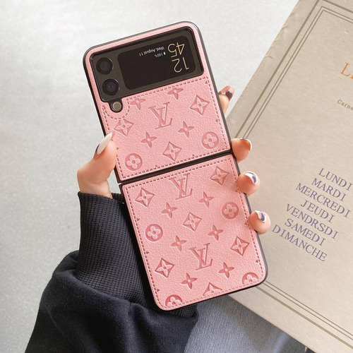 Funda De Piel De Lujo Funda Capa Para Sm Galaxy Z Flip 5 4 3 6 Z Flod 2 3 4 5 6 Find N2 N3 X Flip Xiaomi Mixflip Mix Flip