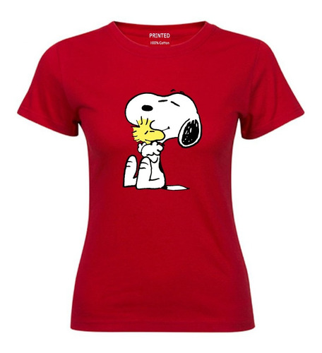 Polera Estampada Mujer Snoopy